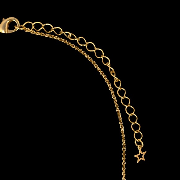 Vintage AVON SP Gold Tone Virgo Pendant with Rhinestone Charm Necklace - Picture 7 of 8